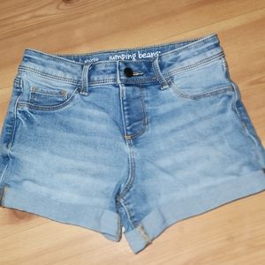 Girls Jumping Beans shortie size 7 Rolled-Hem Denim Shorts